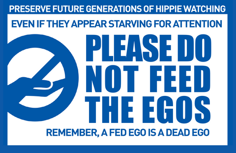 Sticker - Don't Feed The Egos